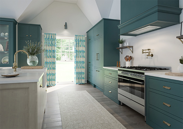 Faded Glamour, Absinthe Stripe - Made To Measure Curtains - Image 8